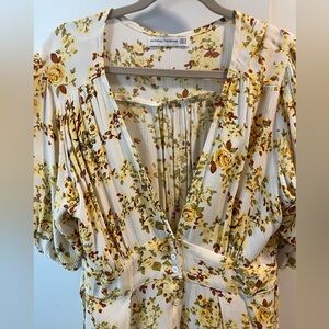 FAITHFULL THE BRAND midi dress size 6, floral summer dress